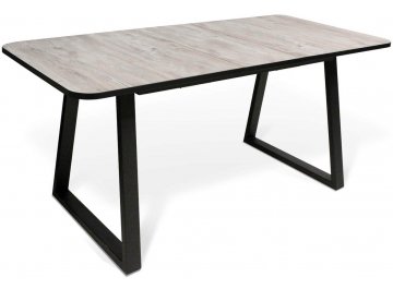 Складной стол Sheffilton SHT-T40 / 130-160 дуб аляска / черный