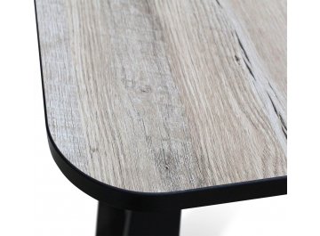 Складной стол Sheffilton SHT-T40 / 130-160 дуб аляска / черный