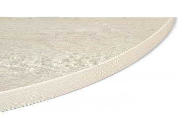 Обеденный стол SHT-TU43/TT 80 ЛДСП черный муар / дуб беленый