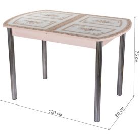 Стеклянный стол Танго ПО-1 02