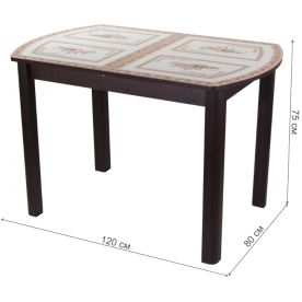 Стеклянный стол Танго ПО-1 04