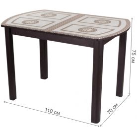 Стеклянный стол Танго ПО 04