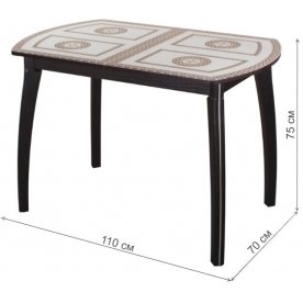 Стеклянный стол Танго ПО 07