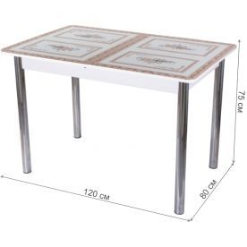 Стеклянный стол Танго ПР-1 02