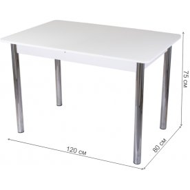 Стеклянный стол Танго ПР-1 02