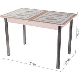 Стеклянный стол Танго ПР 02