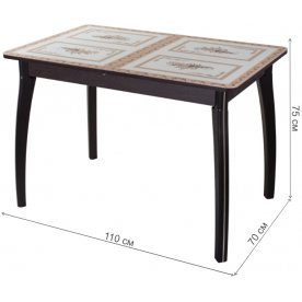 Стеклянный стол Танго ПР 07