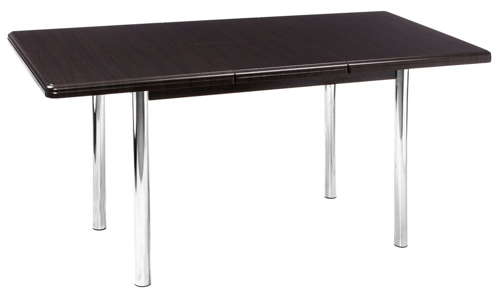 Стол Толедо венге / ножка хром 02