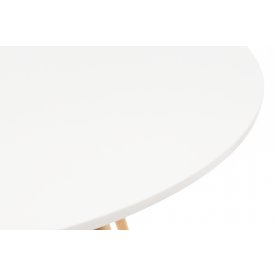 Стол Tulip 150 white top / wood leg