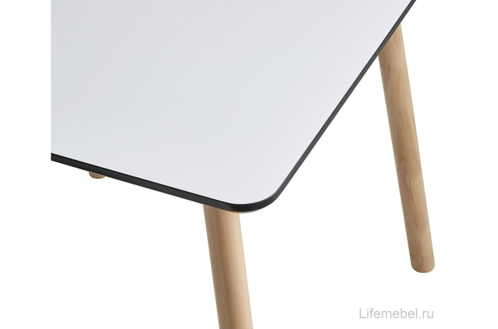 Деревянный стол PW-036 белый