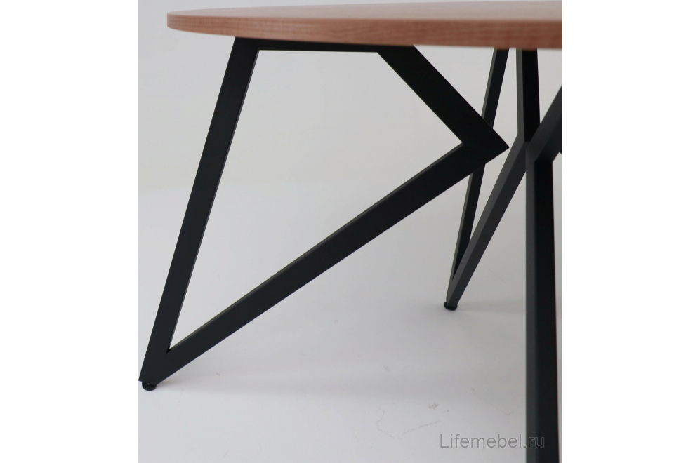 Деревянный стол Женева табачный крафт