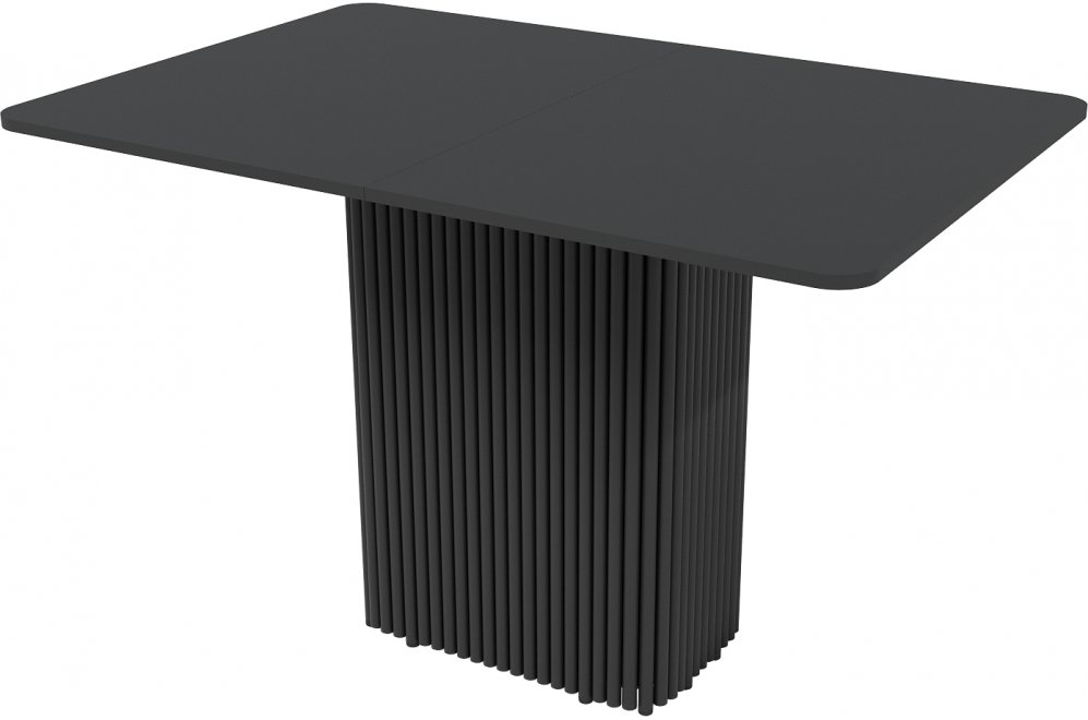 Деревянный стол Trubis 90x75x140 черный