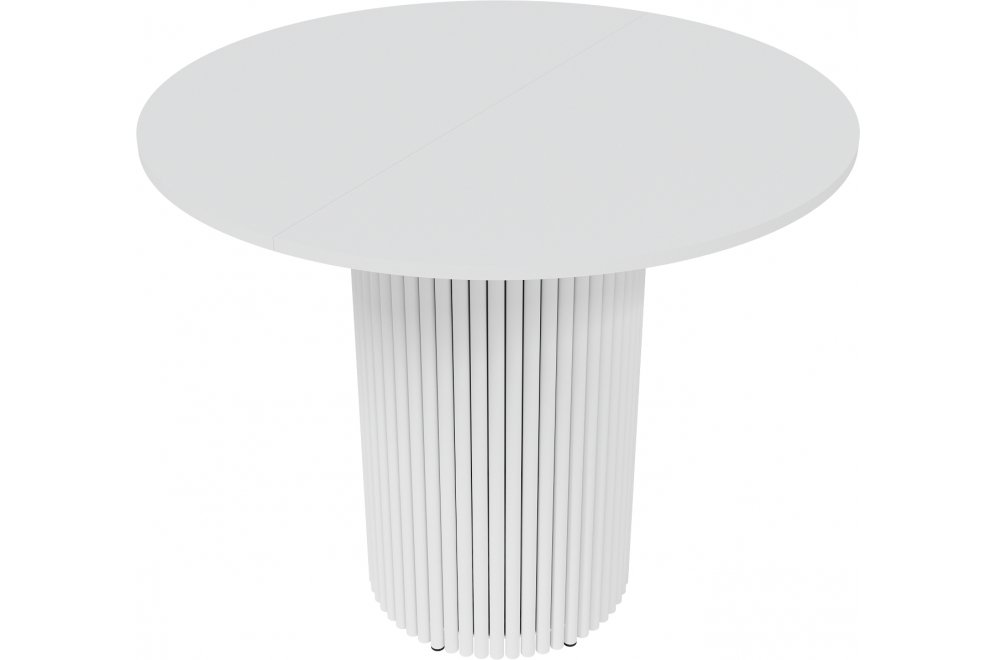 Деревянный стол Trubis 90x75x90 белый