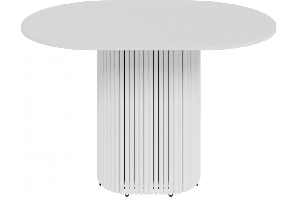 Деревянный стол Trubis Wood 80x75x120 белый