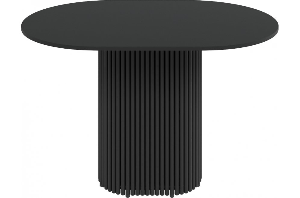 Деревянный стол Trubis Wood 80x75x120 черный