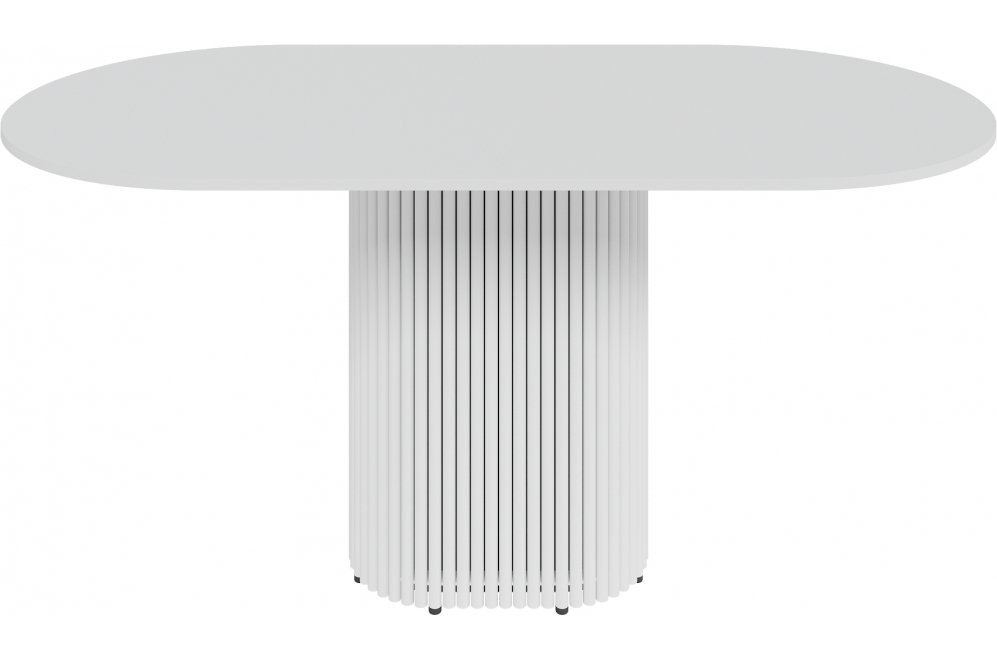 Деревянный стол Trubis Wood 80x75x160 белый