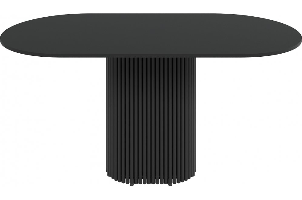 Деревянный стол Trubis Wood 80x75x160 черный