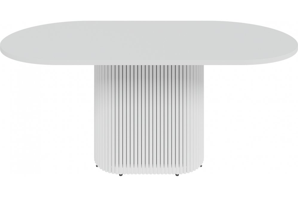 Деревянный стол Trubis Wood 90x75x180 белый