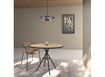 Обеденный стол VERONA NEW mokko/черный