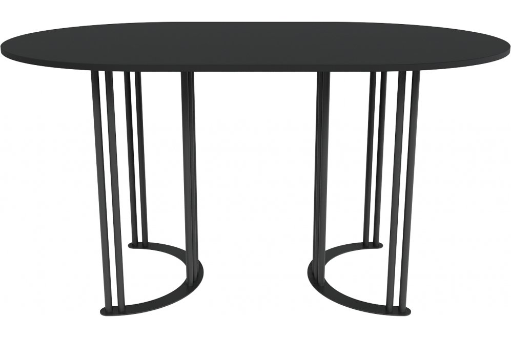 Деревянный стол Violur 80x75x140 черный