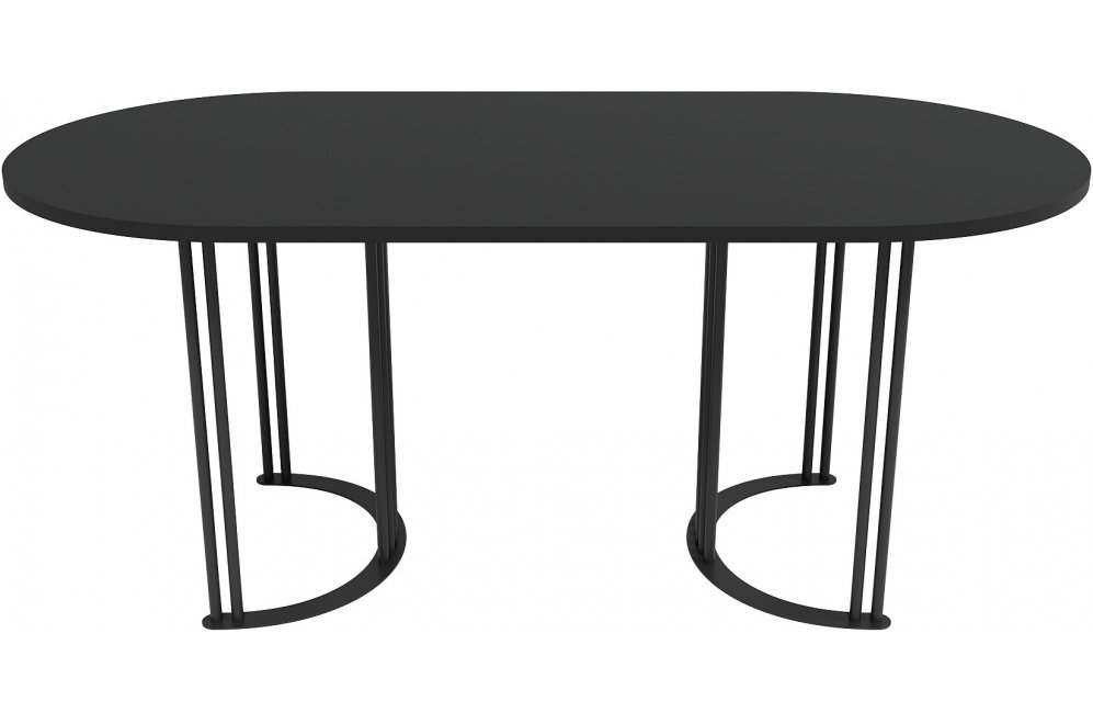 Деревянный стол Violur 90x75x180 черный