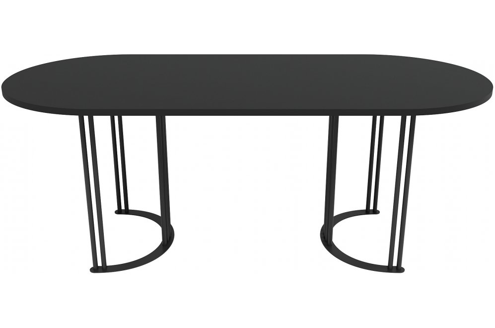 Деревянный стол Violur 90x75x200 черный