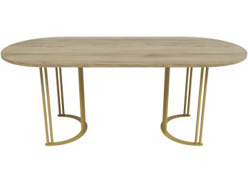 Деревянный стол Violur золотой