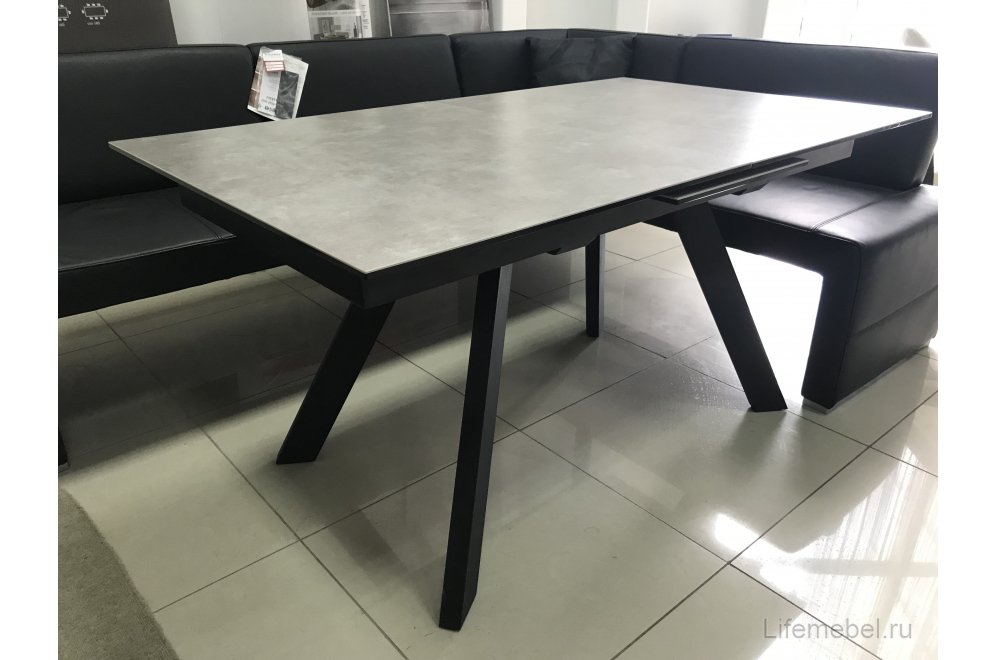 Стол Bridge 150 серо-бежевая керамика