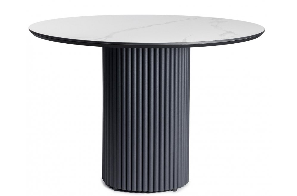 Керамический стол Барел 110 patagonoa bianco repose / черный