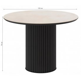 Керамический стол DikLine AKR120