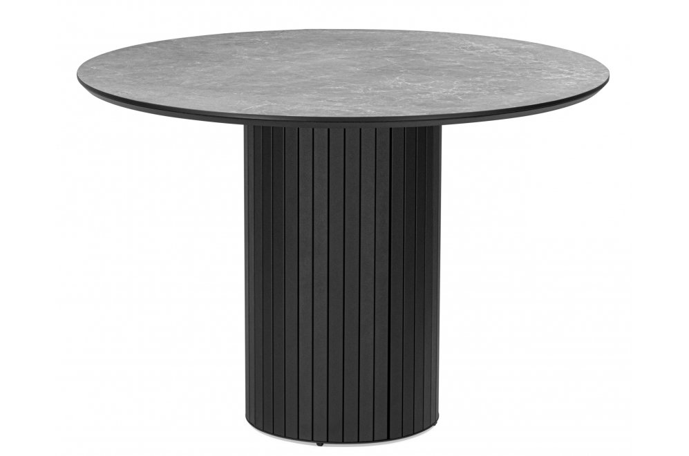 Керамический стол Гравент 110 dolmen cris sahara / черный