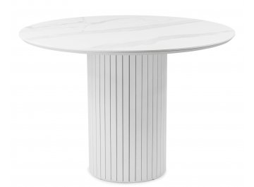 Керамический стол Гравент 110 patagonoa bianco repose / золотой