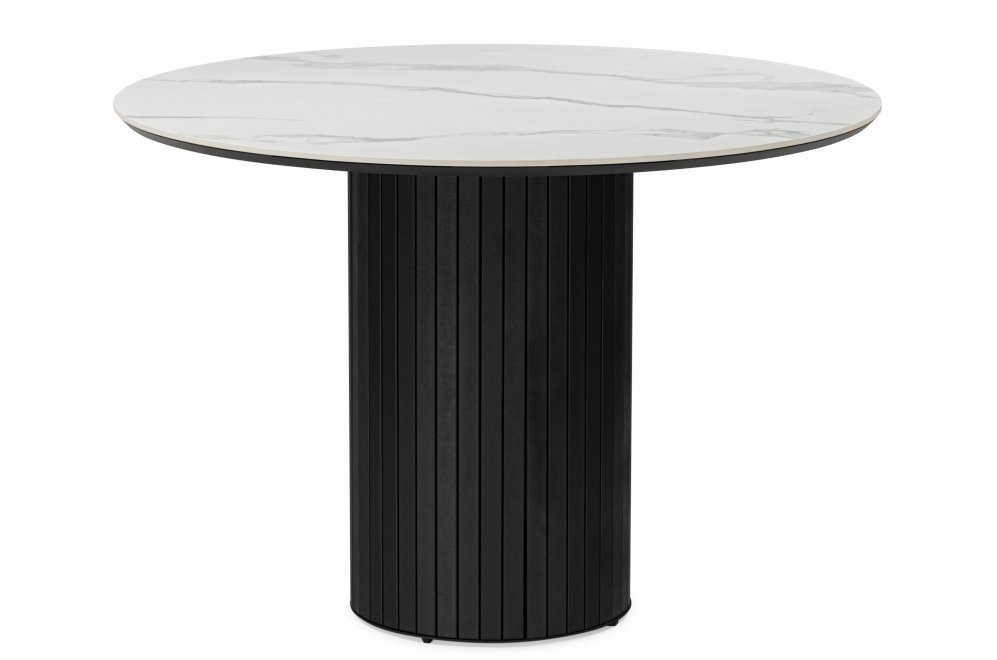 Керамический стол Гравент 110 patagonoa bianco repose / черный