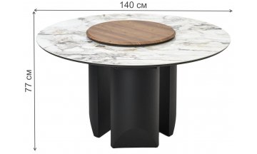 Керамический стол Колизей d140