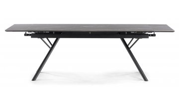 Керамический стол Ворен 180(240)x90 nero markina / черный