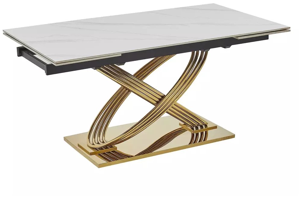 Керамический стол Hermes II белый