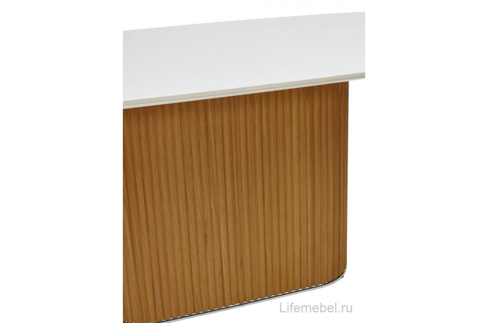 Керамический стол TAMPA Белый 90 Керамика / МДФ