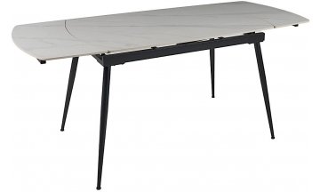 Керамический стол Техас WHITE MARBLE MATT 120