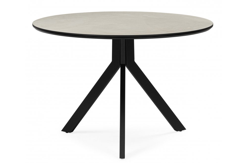 Керамический стол Том 110 krater perla repose / черный