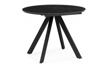 Керамический стол Трейси 90 shakespeare black / черный