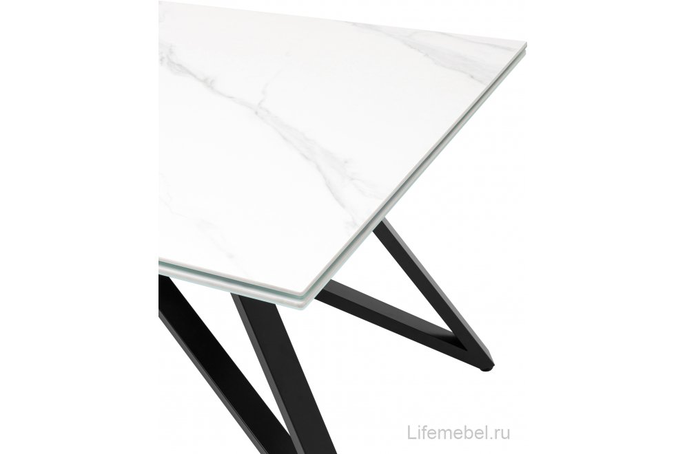 Керамический стол Верона белый