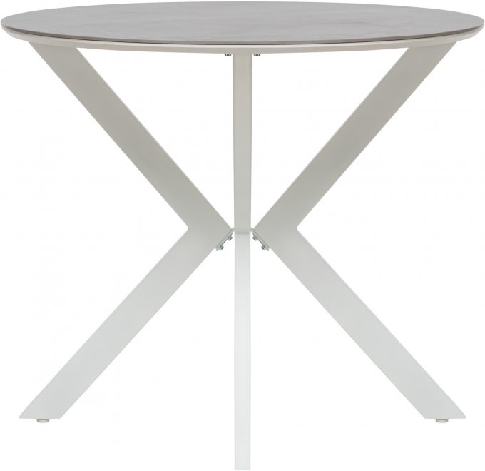 Стол Хокку бетон / белый