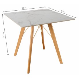 Керамический стол RF Faggio Statuario