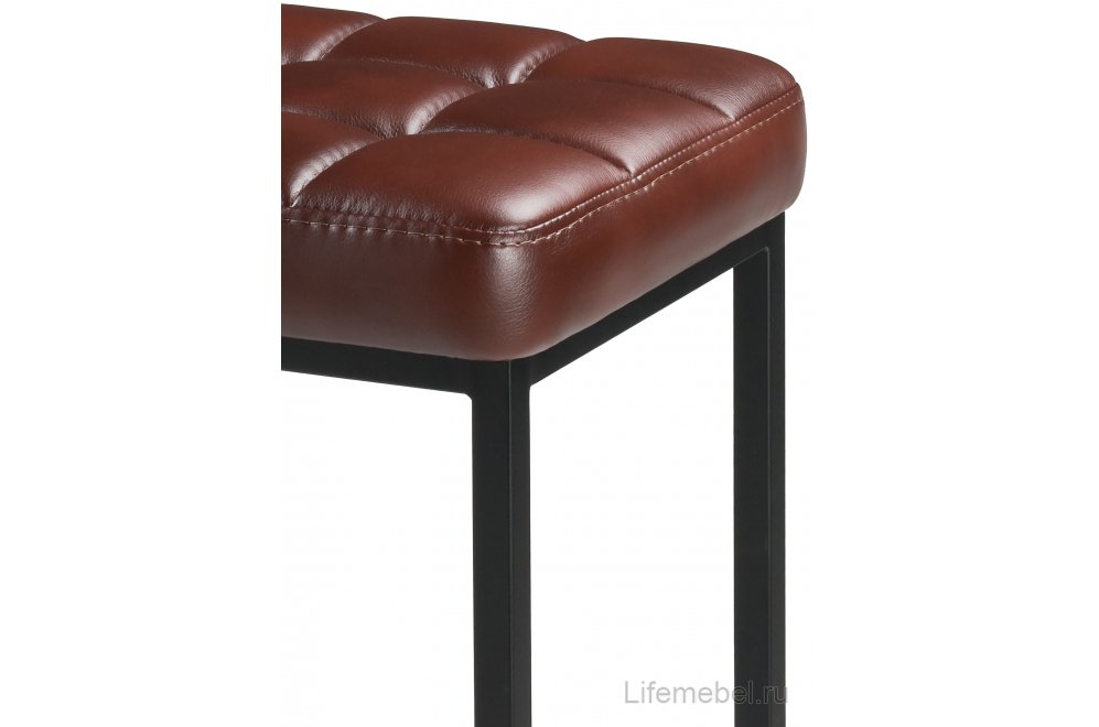 Барный комплект Лофт дуб рошелье / кожзам мустанг браун