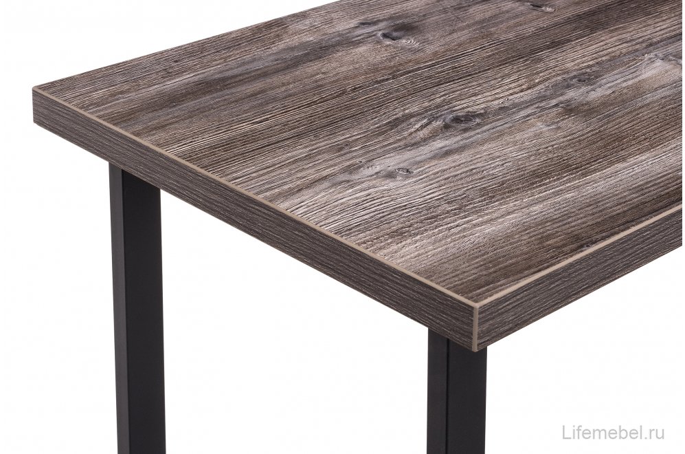 Барный комплект Лофт дуб рошелье / кожзам серый мрамор