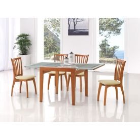 (НЕАКТИВЕН) Обеденная группа "стол 31098 и 4 стула 9927 вишня" (ES)