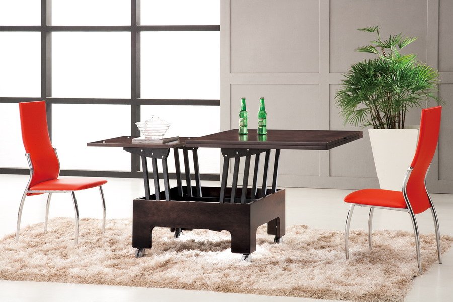 Обеденная группа стол трансформер Irene венге и 4 стула Alejandro