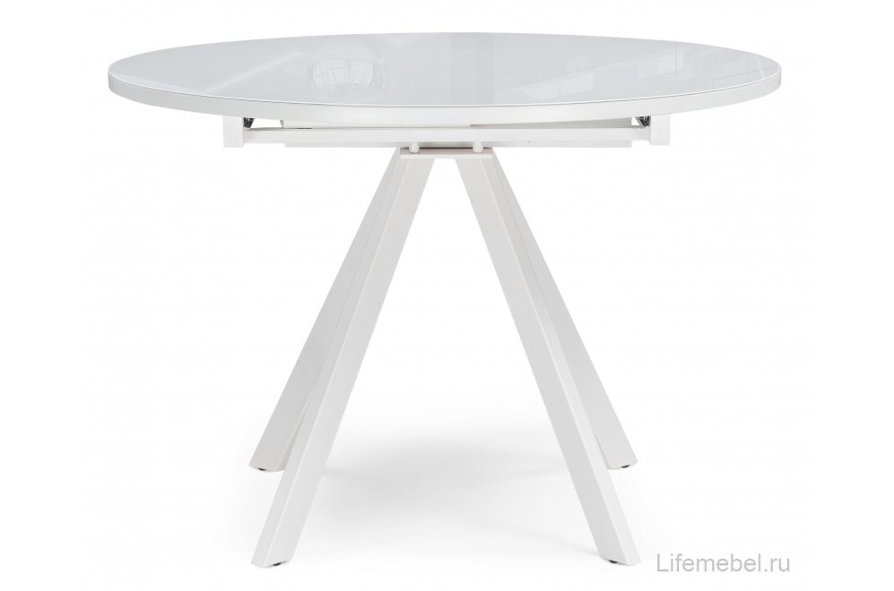 Обеденная группа Асака белый / бежевый