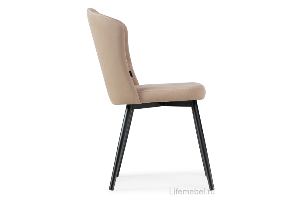 Обеденная группа Эудис velutto 05 / белый мрамор / черный