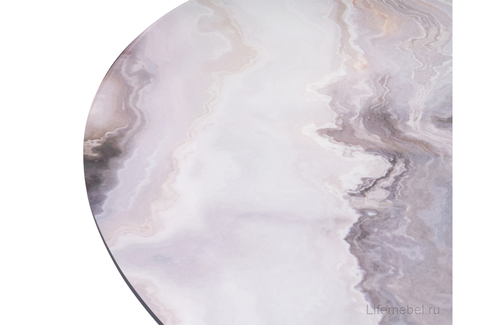 Обеденная группа Ромио velutto 49 / серо-коричневый агат / графит